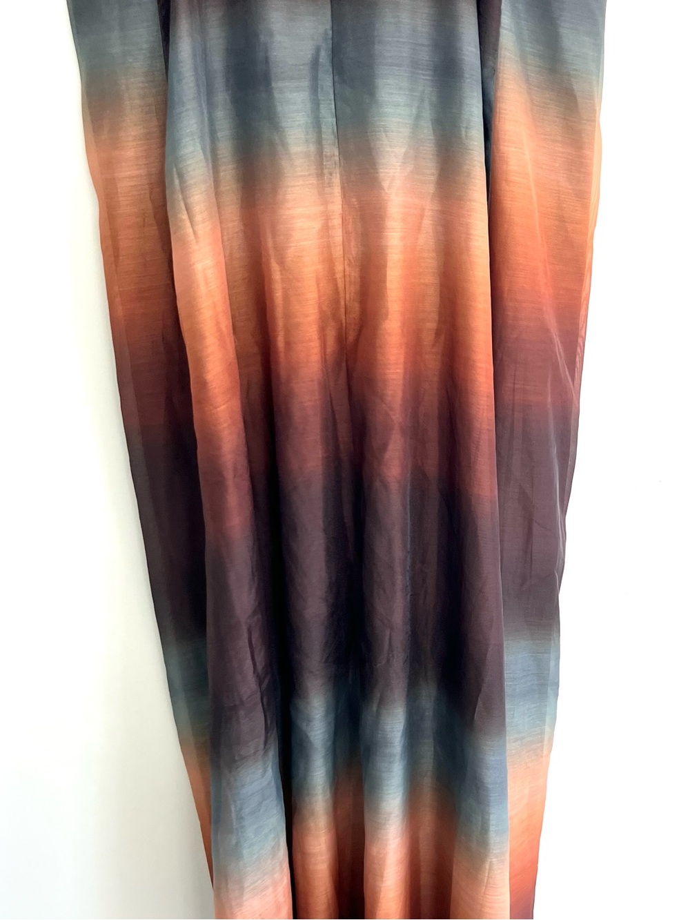 BANANA REPUBLIC Block Multicolor Haltered Sleeveless Cocktail Maxi Dress Sz 12 - Picture 9 of 16